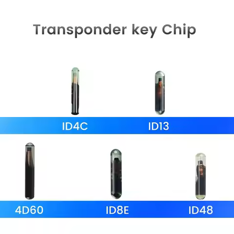 KEYYOU 1PCS Transponder Car Key Chip ID4C ID13 ID8E 4D60 ID48 Glass Chip ID48 ID13 ID4C ID8E 4D60 Ke