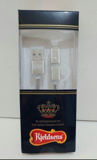 丹麥藍羅罐曲奇 雙插頭充電線