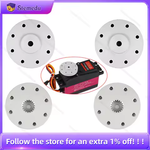 1/2/5/10PCS Aluminum Metal 18T Servo Disc Matal Horns Arm Round Type For DS5160 DS5180 DS51150 DS511