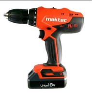 Terlaris Maktec MT 071 E 13mm Mesin Bor Baterai / Cordless Driver Drill