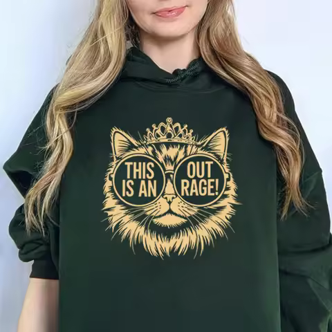 Princess Donut Mongo Hoodie This Is An Outrage Dungeon Crawler Carl Shirt Cat Lover Gift for LitRPG