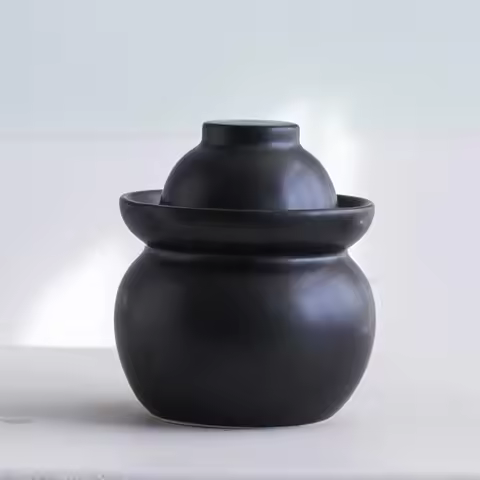 Ceramic Pickles Jar Mini Kimchi Pot Korea Pickled Vegetable Cabbage Sealed Container Sauerkraut Stor