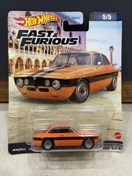 Xe mô hình đồ chơi bánh cao su Hotwheels 1:64 PREMIUM - FAST & FURIOUS - Alfa Romeo Giulia Sprint GT