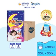 Mamypoko Kids Pants Premium Baby Diapers [GIRL] XXL30/XXXL10(Carton)
