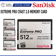 SANDISK EXTREME PRO CFAST 2.0 MEMORY CARD 64GB / 128GB / 256GB / 512GB WITH UP TO 525MB/S | VPG-130 