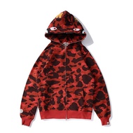 มาใหม่ Bape ฉลาม Hoodie บุรุษสบาย ๆ ฮาราจูกุ Hoodie Coat แฟชั่น เสื้อสเวตเตอร์ลายพราง สตรีทแวร์