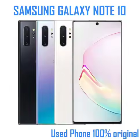 Original Unlocked Samsung Galaxy Note10 Mobile Phone 6.3" N970U1 N970U N970F 8GB RAM 256GB Snapdrago