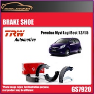 TRW REAR BRAKE SHOE GS7920 -  Perodua Myvi Lagi Best 1.3 / 1.5 2012-2017