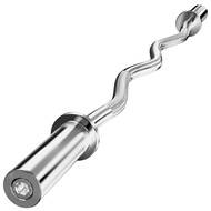 Curl Bar Olympic Barbell EZ Bar 330LB/700LB/1000LB/1500LB for Biceps Curl, Squat, Weightlifting