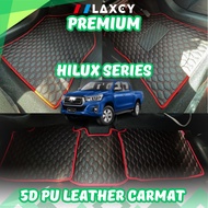 Toyota Hilux LAXEY Carpet 5D Carpet Floor mat Pu Leather
