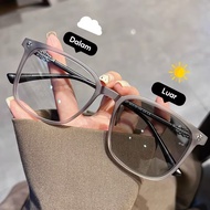 HZ Photochromic Anti-Radiation Glasses Metal Material Unisex UV Protection Retro Design Premium K103