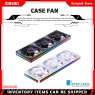 Jonsbo ZA-140/420 Computer Case Fan DIY Exchange 2 Sets Fan Blades 5V ARGB 140mm ZA-420BR PWM Revers