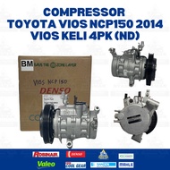 [DENSO] ORIGINAL TOYOTA VIOS NCP150 2014 AIR COND COMPRESSOR