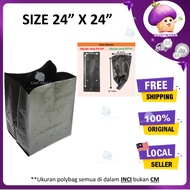 1PC 24X24 1Pc Quality UV Protection Poly Bag /Polybag/Nursery Plantation Plastic/Polibag Fertigasi/P