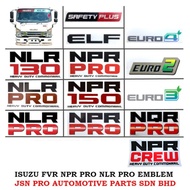 J12S04 ISUZU STICKER MARK FVR 240/SAFETY PLUS/NPR PRO/NLR PRO/NLR PRO HDC/NLR 130 HDC/ NPR PRO HD/EU