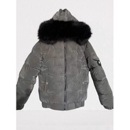 Áo khoác phao nam Áo phao béo nam bóng mũ lông in vân siêu đẹp dày dặn