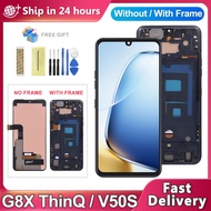 6.4 '' Lcd Lg G8x Thinq V50s Lcd Display Penggantian Pemasangan Digitizer Skrin Sentuh Skrin Paparan