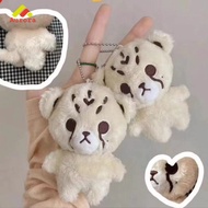 GANTUNGAN 10CM NCT U Cartoon Cheetah Doll Lee Doyoung Taeyong Mark Keychain Kpop NCT Bag Pendant Gir