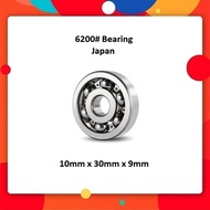 6200 Ball Bearing Japan / Deep Grooved Ball Bearing Open 10mmx30mmx9mm