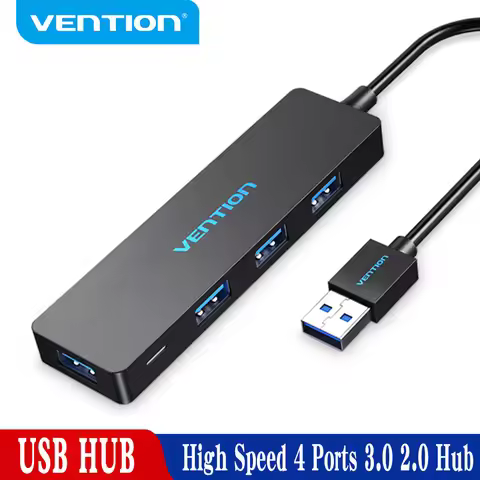 Vention High Speed 4 Ports USB 2.0 Hub USB Port USB 3.0 HUB Portable OTG Hub USB Splitter for Apple 