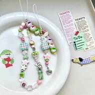 Original Design Cute and Playful Beaded Phone Strap Pendant CCD Camera Strap Anti-Drop