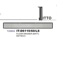 itto long floor trap long floor drains 600mm
