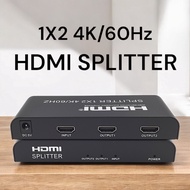 1 IN 2 OUT 4K/60Hz HDCP HTDV HDMI SPLITTER