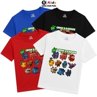 GROW A GARDEN baby COTTON t-shirt, sizes from 7 - 60kg, 4 shirt colors, 95% Cotton 5% Spandex, cotto
