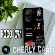 Rubber case for poco C71/CC28/ Motif BALL Case poco C71/Casing poco C71/silicon/softcase CASETAPORA
