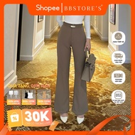 BBSTORE’S Stretch Cotton Office Flared Trousers - Q2141