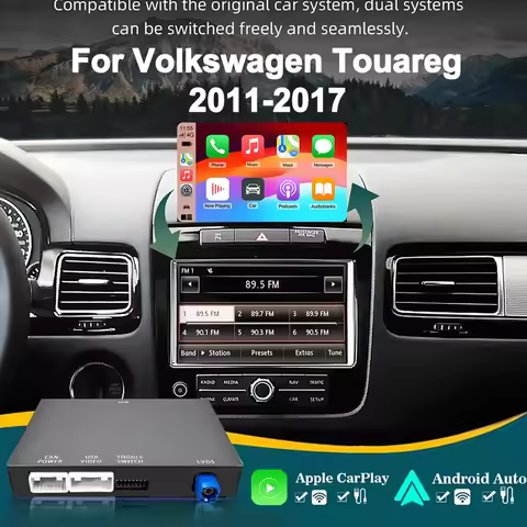 Wireless Carplay Module for Volkswagen Touareg with 8 Inch 2011-2017 Support Camera Airplay