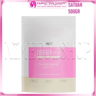 INAURA Identity Bleaching Powder 500gr Keratin Vegan Biotin Hair Color Rambut Warna Oxidising