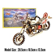 Wooden Puzzle - 3D Wooden Vehicle Puzzle - DIY - large motor simulation