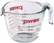 Pyrex ถ้วยตวงแก้ว แก้วตวง ขีดสีแดง แก้วทนความร้อน ถ้วยตวง