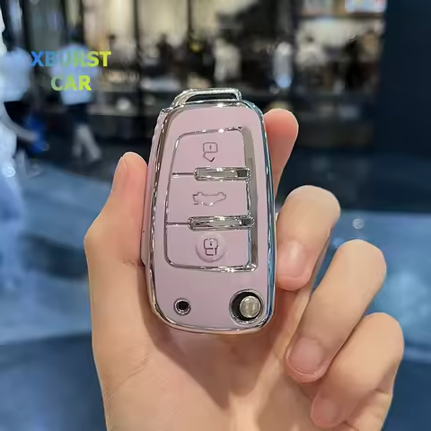 TPU Car Key Case Cover Shell Fob Holder for Audi Q2 Q3 Q5 Q7 Q8 SQ5 TT RS3 RS6 A1 A3 8P A4 A5 A6 C7 