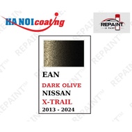 Scratch Removal Spray Paint for NISSAN X-TRAIL, OLIVE BLUE, color code EAN - DARK OLIVE, genuine REP