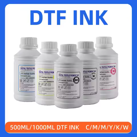 500ML/1000ML Direct To Film Transfer Ink DTF Ink For Epson DX5 DX7 4720 5113 XP600 Printhead L1800 1
