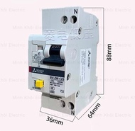 Aptomat Chống Giật Mitshubishi CB Chống Giật Mitsubishi RCBO attomat chống rò Mishubishi BV-DNaptoma
