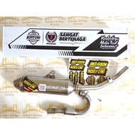 Exhaust Rocket 4 KLX 150 BORE UP TYPE Stainless Original