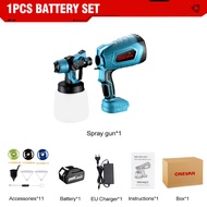 (ได้รับภายใน 3 วัน) เครื่องพ่นไฟฟ้าไร้สาย1000มล. 588VF แบตเตอรี่สำหรับมากิต้าเครื่องพ่นสีแบบพกพาแบตเ