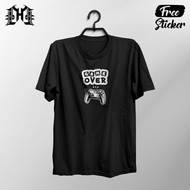 Over Game T-Shirt With PS Stick - Gamers