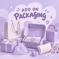 [ADD ON] Packaging Design Background Bookmark Souvenir Freebies Gift Hampers