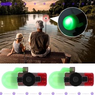 WATTLE Fishing Pole Alarm, Luminous Indicator LED Signal Fishing Light Alarm, Durable Sensitive Fish