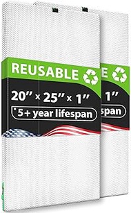 REair 20x25x1 Air filter Pro Kit, Washable and Reusable Air Filter 20x25x1 for AC HVAC Furnace, MERV
