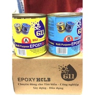Ab 611 epoxy glue, 2-component ab glue, multi-purpose super glue