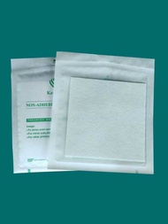 Sterilized 10Cm Breathable Non-Woven Fabric Absorbent Cotton Pad, Non Stick , Exudate, Stain Remova