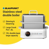 German Blaupunkt Stainless Steel Multifunction Double Layer Electric Steamer Household electric cook