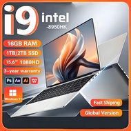【 Quick Delivery 】 15.6-inch portable ultra-thin laptop Intel Core i9 8950HK Windows 11 Pro PC 16GB 