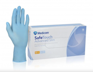 Medicom - Safe Touch 無粉丁腈手套 - 藍色 大碼 100隻