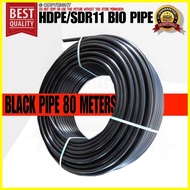 § ◩ ✓ 1ROLL BLACK BIO HDPE HOSE PIPE SDR 11 PVC WATERLINE / WIRINGS - 1/2 x 20mm
